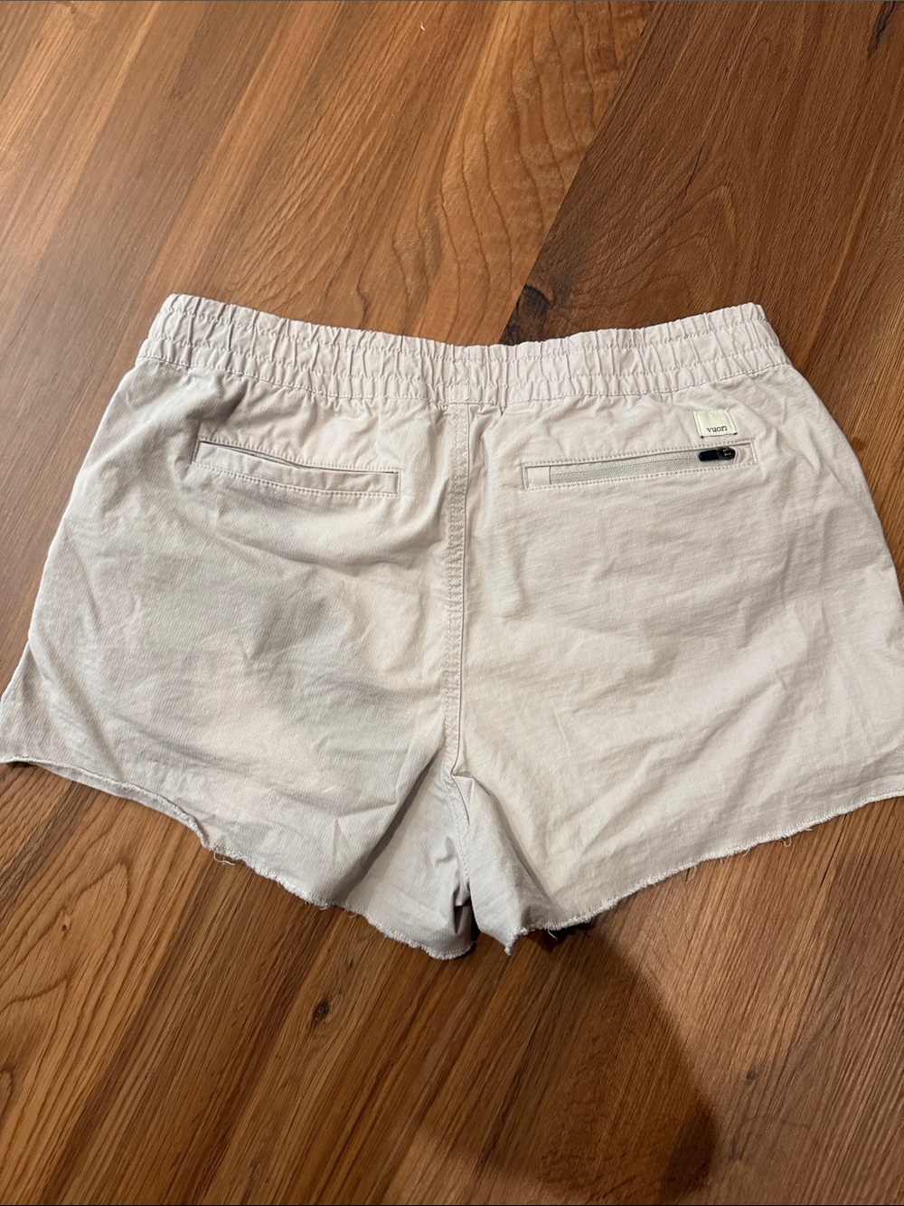 Vuori Casual Women's Drawstring Shorts - Light Beige - Picture 2 of 3